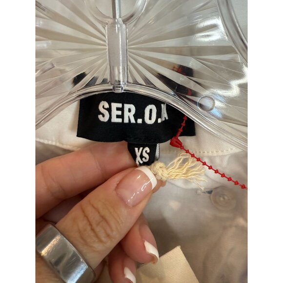 NEW SER.O.YA Blue Chloe Sweater Dress NWT - Size XS - Picture 10 of 10